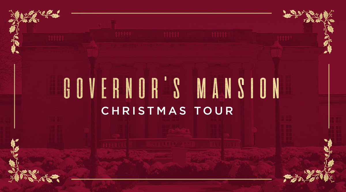 Join us this afternoon via Facebook LIVE at approx. 1:20 pm EST for our annual Christmas tour of the Kentucky Governor's Mansion...#WeAreKY