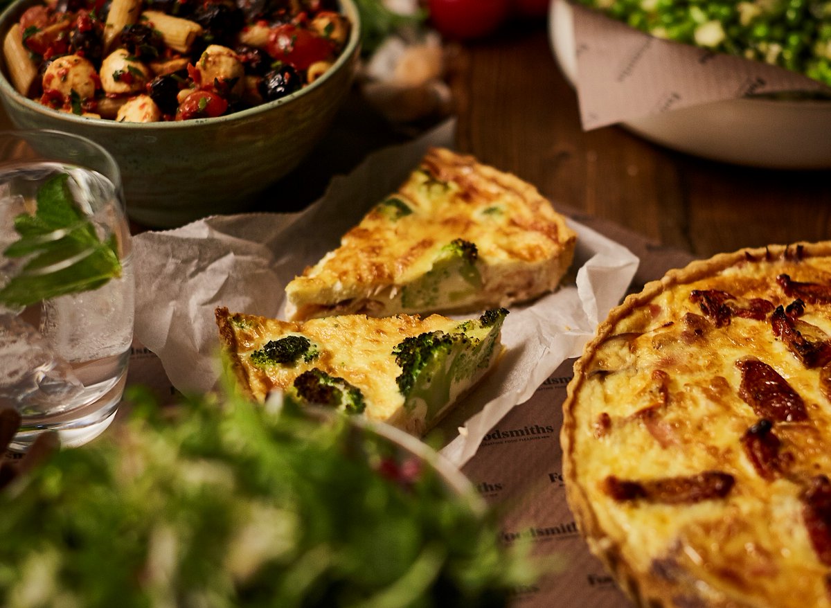 WeAreFoodsmiths's tweet photo. Love quiche? Our tempting recipe this month uses the classic combination of  Stilton and Brocolli. It's perfect for the weekend.
#WeAreFoodSmiths #Foodsmiths #Recipes #Stilton #StiltonandBroccoli #Foodphoto #Foodography #WeekendFood https://t.co/H5L1bV2Tvr