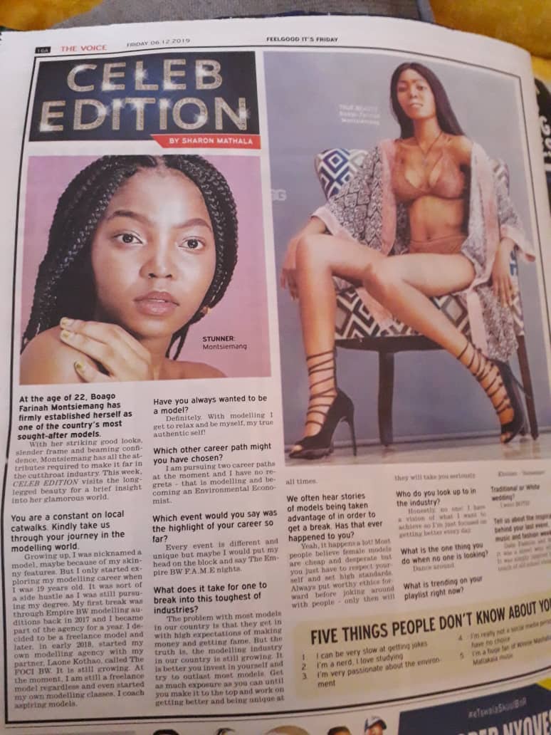 therealfarinah's tweet photo. The Voice Celeb Edition🔥❤
Thank you The Voice Newspaper for this😭❤❤
#thevoice
#Yourfavmodel https://t.co/uhnEnS8KhK