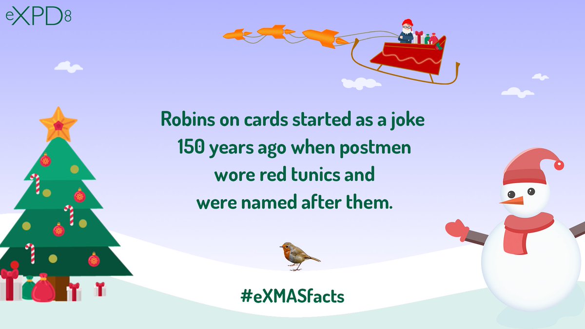 eXPD8_fm's tweet photo. Here's Fact #4 in the #eXMASfacts series! Definitely worth a shout out to the #postoffice for helping Santa do the rounds on the big day 😉🎄🎁🎅 #xmas #christmas https://t.co/5yiPTrPty1
