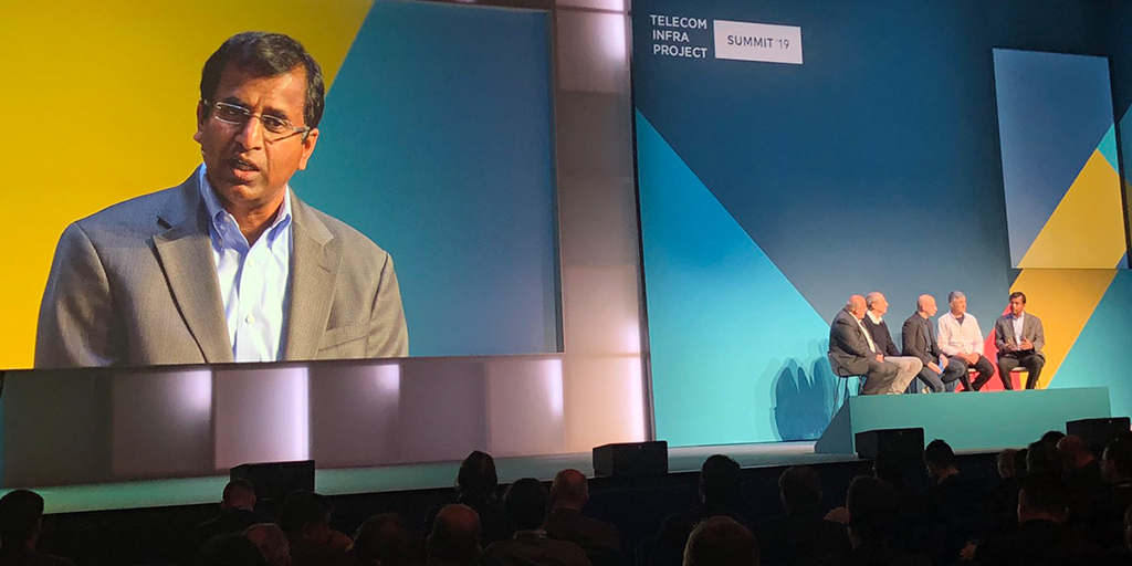 Infinera's tweet photo. At @TelecomInfra_P's #TIPSummit19, #Infinera CTO Parthiban Kandappan joined a panel on #DCSG and the overall impact of a #disaggregated #network. Learn about the value of this #technology, and hear about other event highlights, in @JonBaldry70’s recap: https://t.co/mexpWM9a6d https://t.co/223ziEmsOx