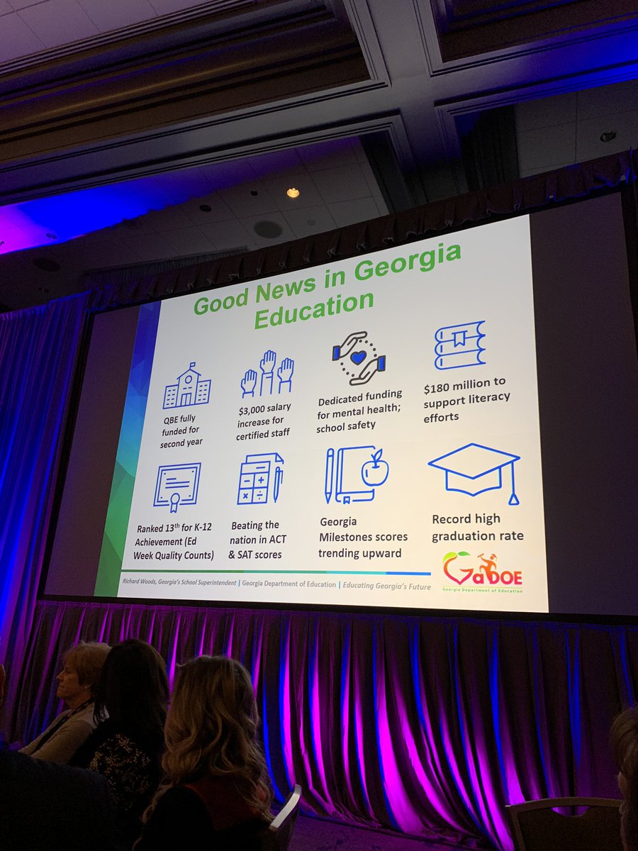 JanIHarris's tweet photo. Supt. Woods shared good news at #GSBAGSSA19 #GSBATV conference! https://t.co/zEh0jPHDSy