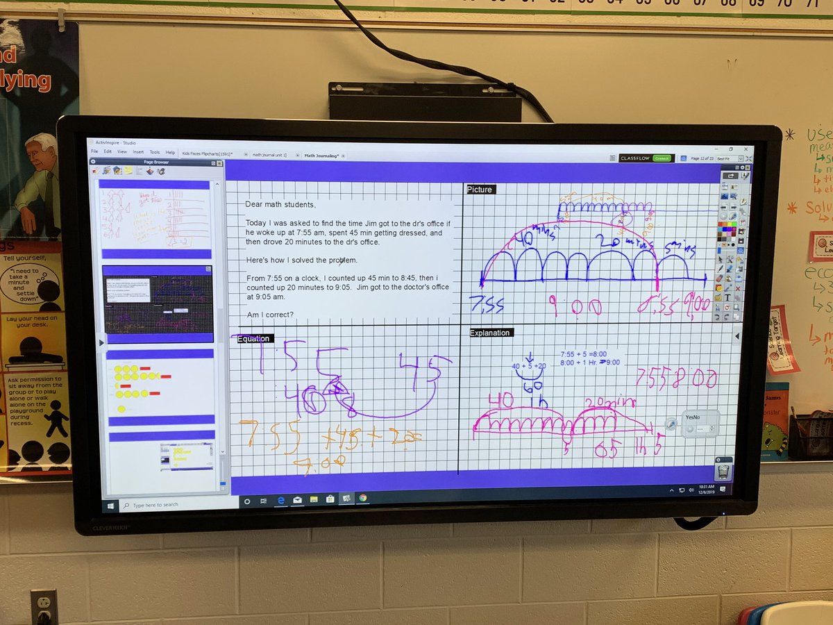 Erin4511's tweet image. Open number lines and concrete representations for elapsed time in 3rd grade @Jennysaw access and opportunity for ALL students #BPSlearners @Math_BPS @BirminghamPS @PembrokeElemen1