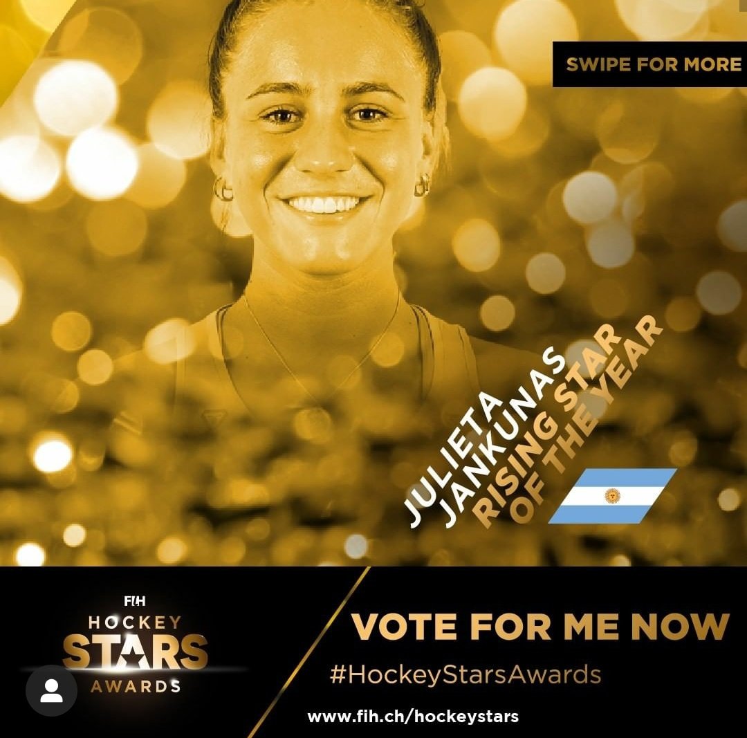 🇦🇷Hay cuatro argentinos nominados a mejores jugadores del 2019!🇦🇷 <a href="/carlitarebecchi/">Carla Rebecchi</a> <a href="/colo12/">Lucas Vila</a>  <a href="/julietajankunas/">Juli Janku</a> <a href="/MaicoCasella1/">Maico Casella</a>
Para votar hay que hacerlo en el siguiente link  fih.ch/events/hockey-…