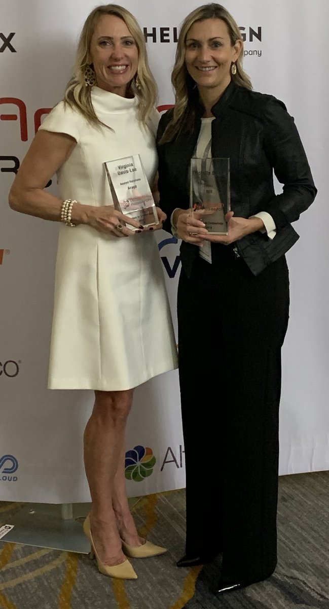 Avaya's tweet photo. Congratulations to @vdavislee for being awarded the Women in Technology 2019 - Analyst Relations Award last night by @AragonResearch1. What an honor! #AragonTransform19 #WomenInTech19 #ExperiencesThatMatter https://t.co/QUBs0XZJmc