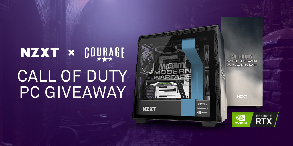 NZXT's tweet image. 🗺️ 𝗚𝗟𝗢𝗕𝗔𝗟 𝗚𝗜𝗩𝗘𝗔𝗪𝗔𝗬 𝗔𝗟𝗘𝗥𝗧

Win a custom Call of Duty NZXT @NVIDIAGeForce RTX PC ($3,000 value) signed by @CouRageJD!

Retweet and enter here: nzxt.co/CouRageGA