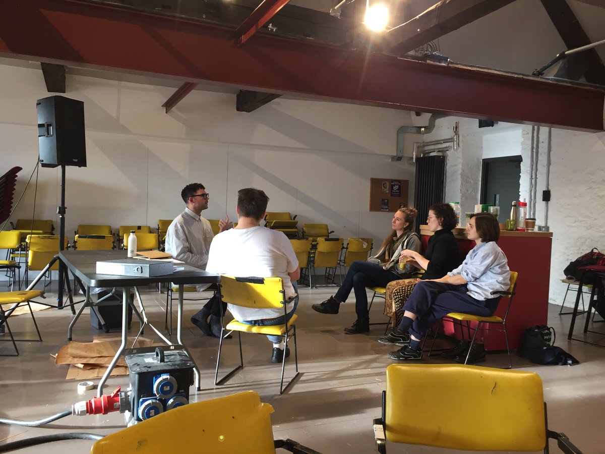TremoloTheatre's tweet image. Huge thanks to @BristolFerment for having us at @BristolOldVic in the glorious new Cooper's Loft. Really great to work with @hannahcbristow, @JessicaMTemple and Tom Fletcher on some script development for #UtilityFunction. It's all coming along nicely. Excited for more!