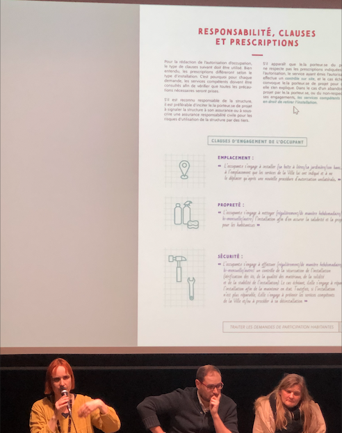 AssoANIS's tweet photo. #ROUMICS Accompagner les porteurs de projet de constructions éphémères, transitoires, ... (sur l'espace public) : les différents temps de vie d'un projet, jusqu'à la maintenance et au démontage ! Témoignage et partage du guide produit par  la ville de @roubaix pour ces #COMMUNS https://t.co/4RnTCC3DlJ