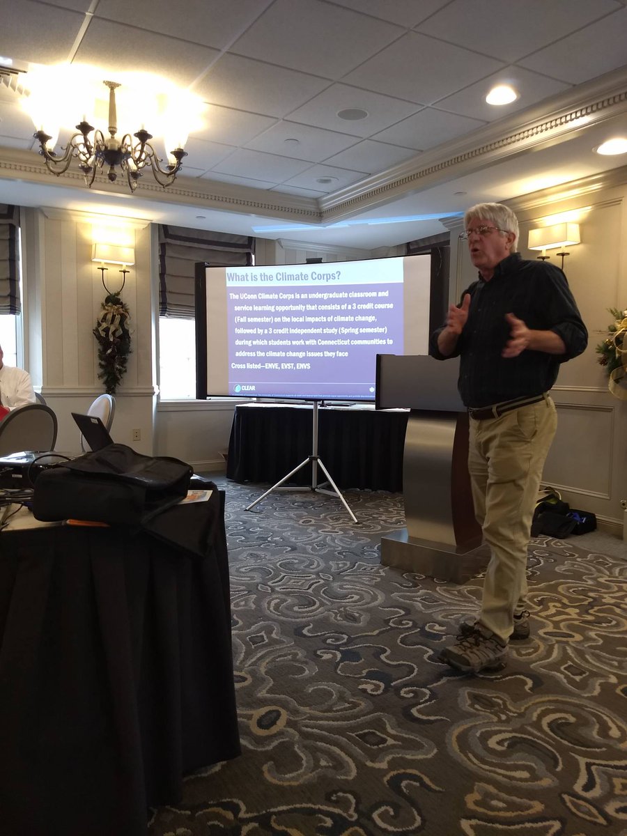 How to recruit students to address today's planning challenges? Bruce Hyde explains how UConn's Climate Corps educates and leverages student talent. #ct_apa #ctplanningawards