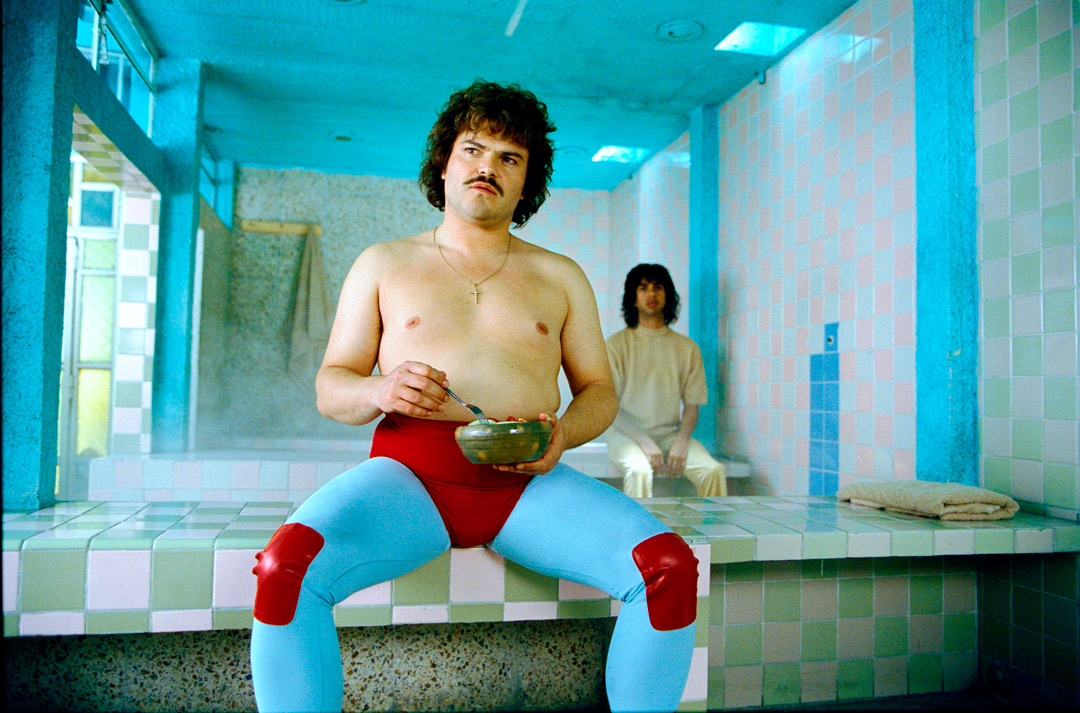 ParamountVault's tweet photo. Have some fun this April Fools' Day with Nachoooooo! Watch Nacho Libre and Eskeleto battle it in the ring to help the orphans. 
https://t.co/RBBW9gP6Nw 
.
.
.
#NachoLibre 
#AnacondaSqueeze 
#LuchaLibre 
#Luchador 
#JackBlack https://t.co/IZ83aDmNww