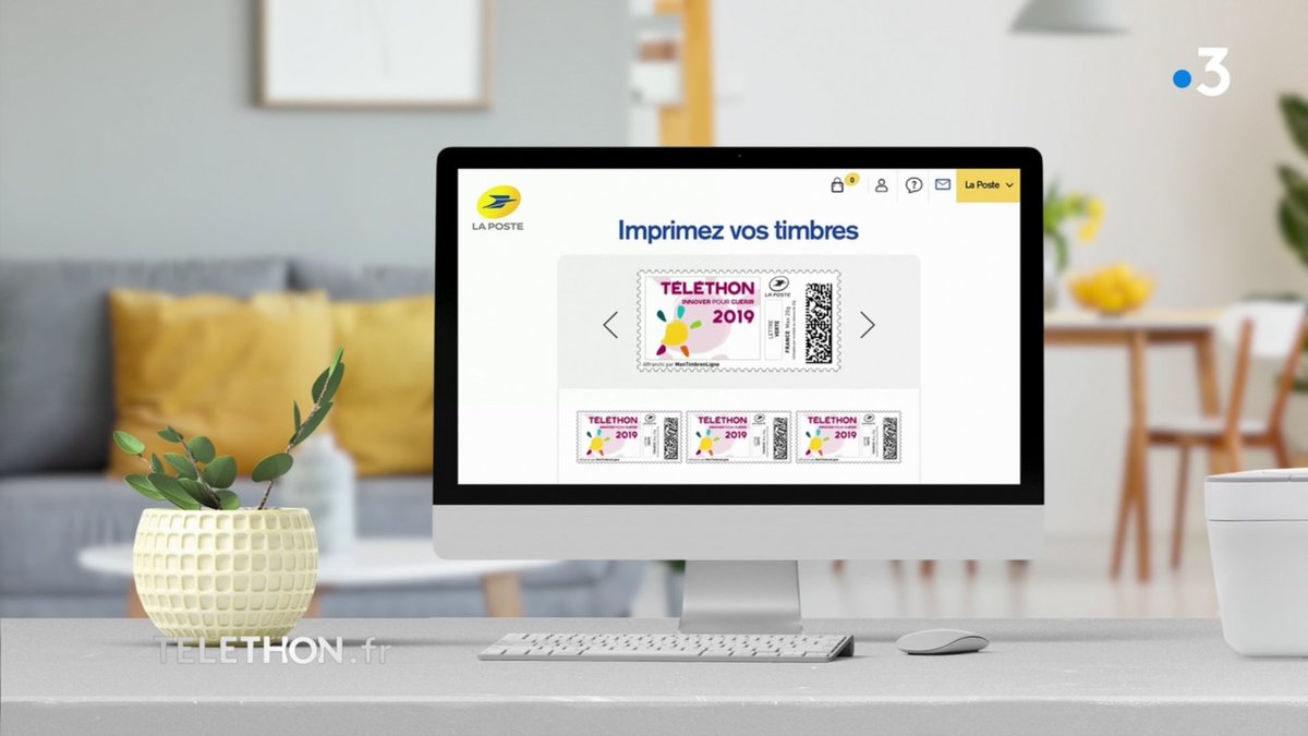 Richardfr14's tweet photo. La Poste partenaire historique du Téléthon se mobilise une nouvelle fois !

Sur mon timbre en ligne :
Un timbre Téléthon acheté = 0,10€ à l'AFM-Téléthon

Et le partenaire @youpix :
Une commande = 1€ à l'AFM-Téléthon

@Telethon_France #Téléthon2019 @lisalaposte https://t.co/3QwCJhR6AP