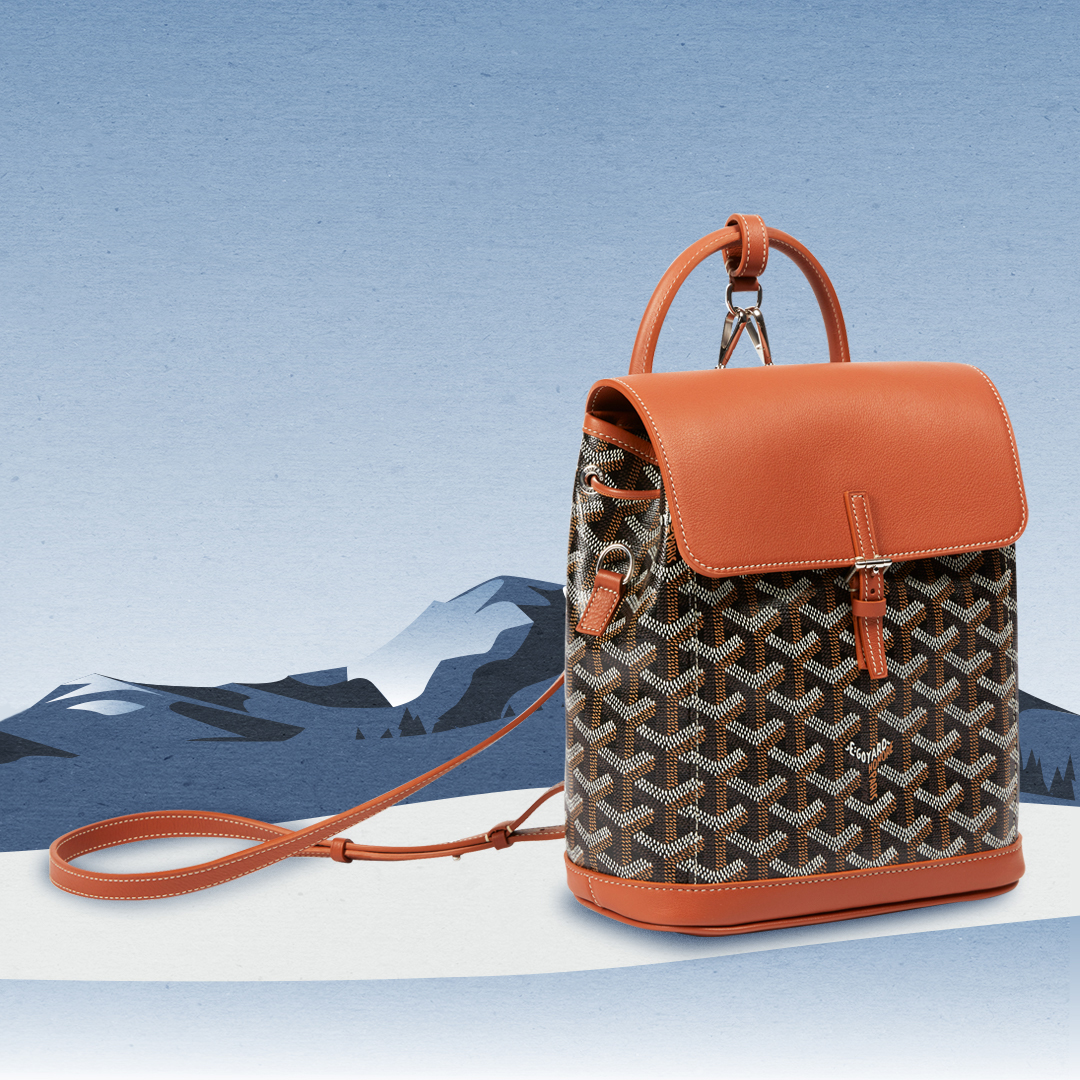 Goyard Alpin Mini Backpack Orange