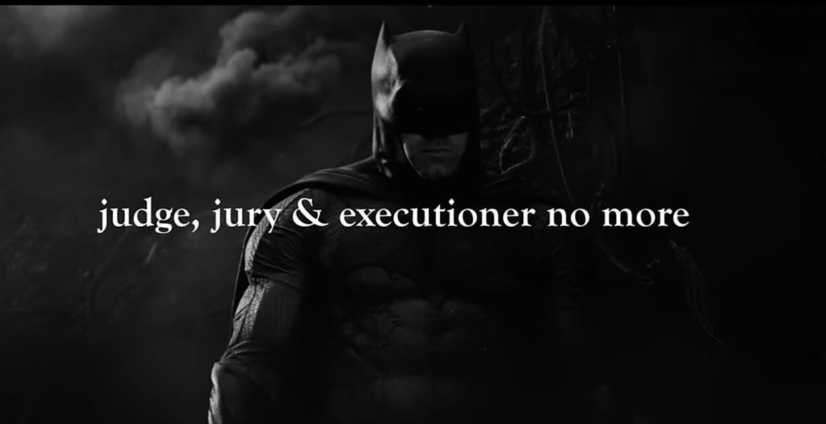 @DanSlott 'We fight, we kill, we betray one another.
But We can Rebuilt, we can do better.
We have too.' - Bruce Wayne
#LongLiveTheBat #Batman80 
#ReleaseTheSnydercut