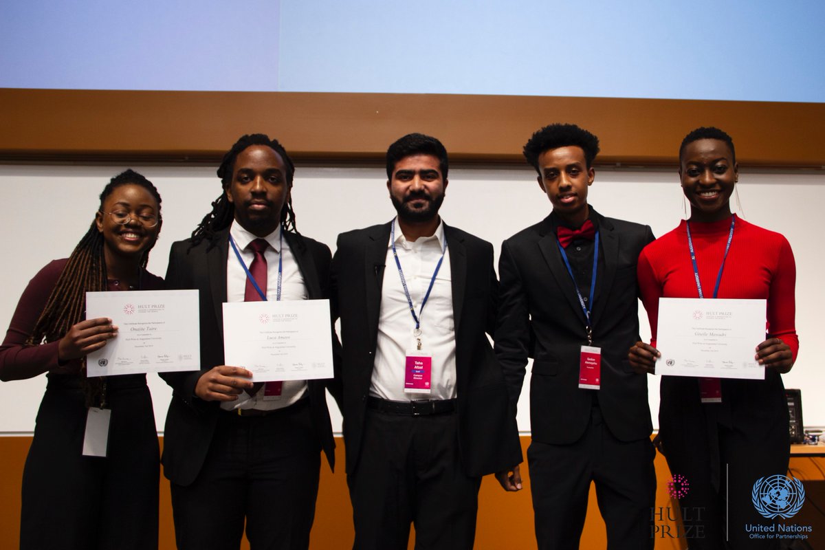 You’re looking at the winning team 👇 that will represent AU at regionals in the <a href="/HultPrize/">Hult Prize</a> global competition.

The winning #business idea focuses on creating a cleaner, more affordable energy source in Kenya.

Read more 📰 bit.ly/2020HultWinner

#BeBold I #AugieAdvantage