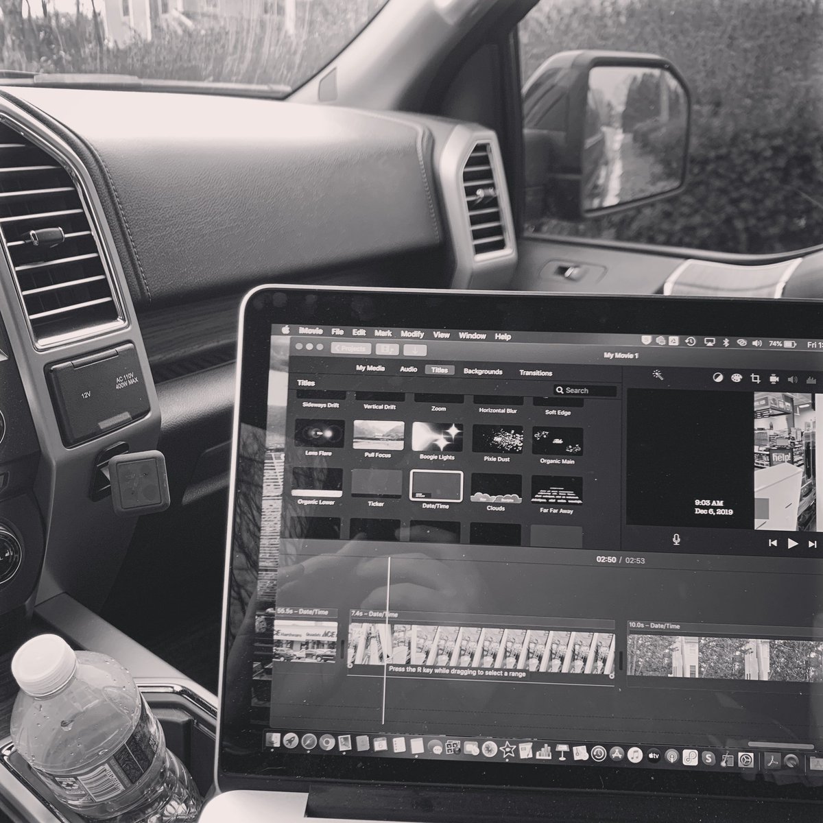 TheBreakGroup's tweet photo. Another day of surveillance in the mobile office. Here’s a Investigative tip: iMovie is a great, free software for editing surveillance footage for clients.  thebreakgroup
#surveillance #investigation #detective #privateinvestigator #privateinvestigation https://t.co/atECA3VaIn