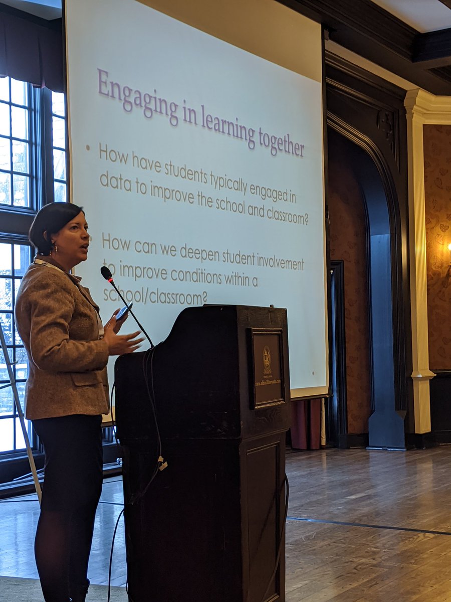 Kim Pividor, centrally assigned principal from TDSB shares how student participation in data helped her work in improving schools and classrooms.