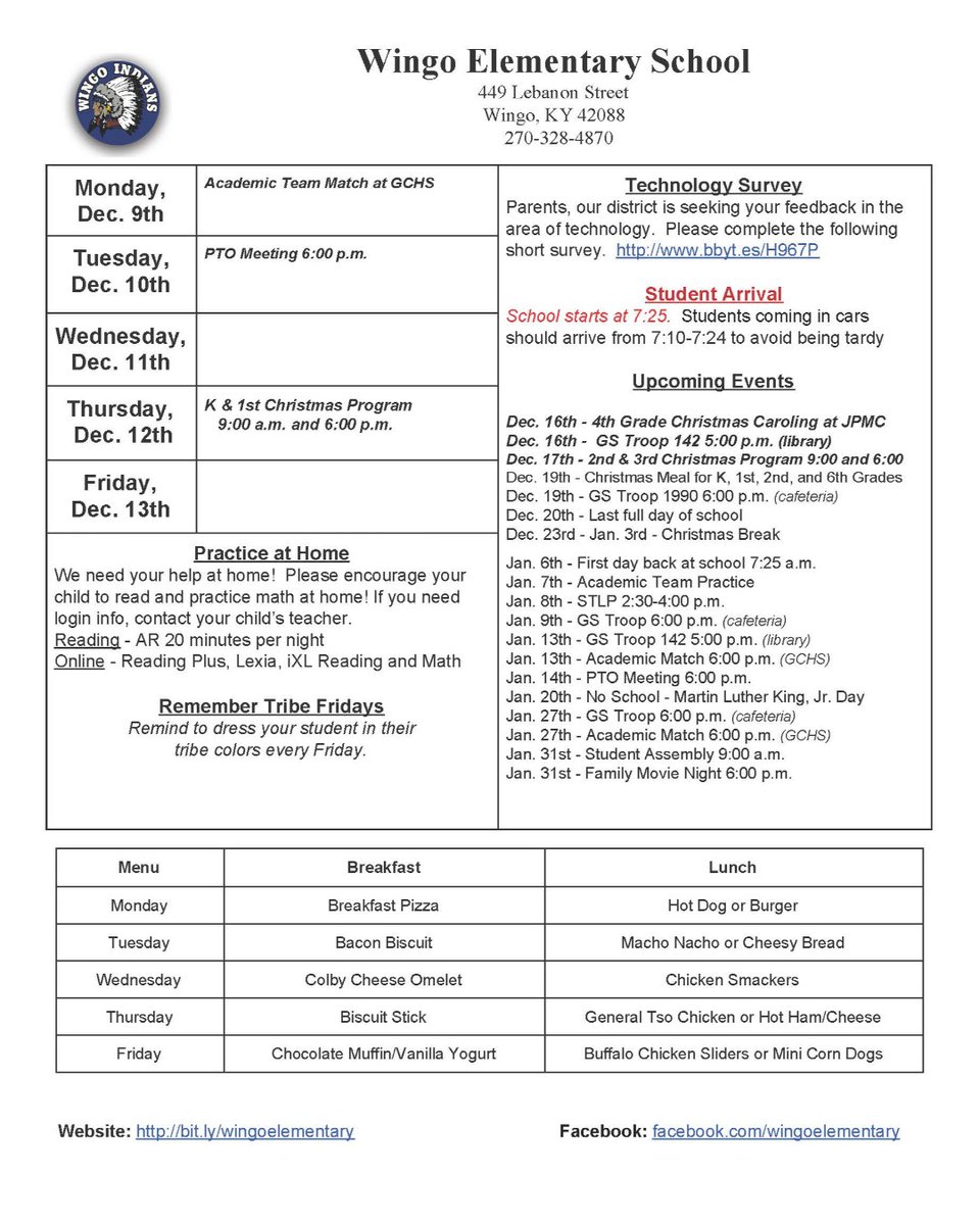 Wingo Elementary School tweet media