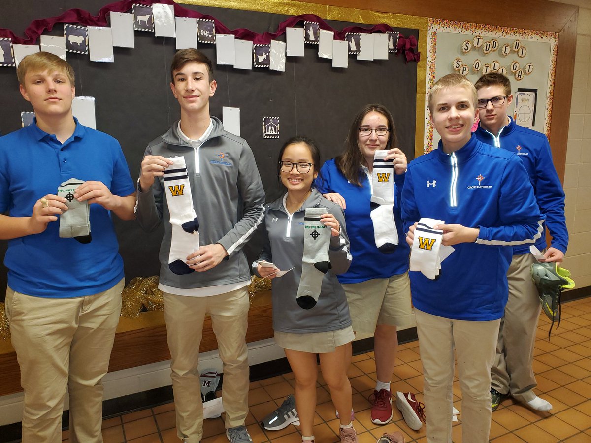 St. Nicholas visits Gross Catholic