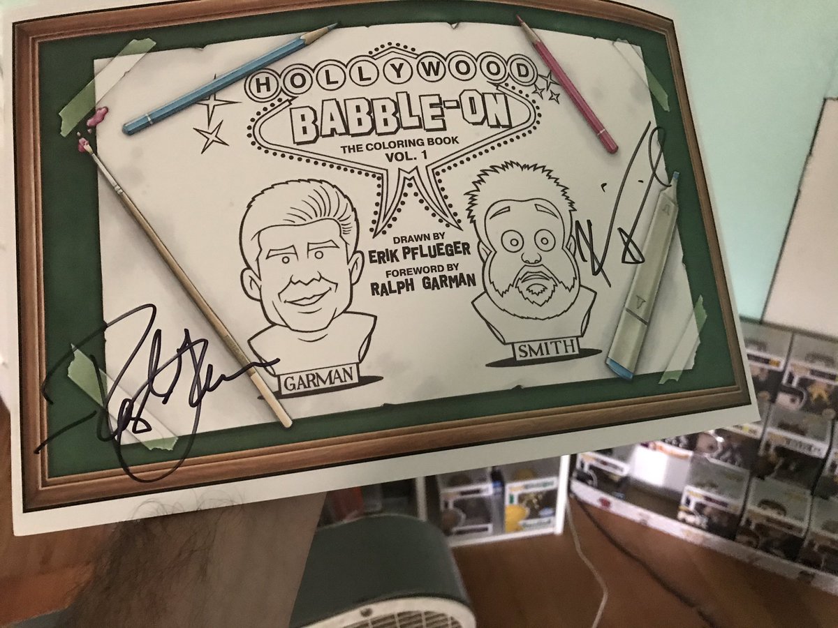 LeviLak3rz24's tweet image. Got this bad ass coloring book yesterday! @ThatKevinSmith @RalphGarman #HollywoodBabbleOn #TheColoringBook #BabbleTheFuckOn