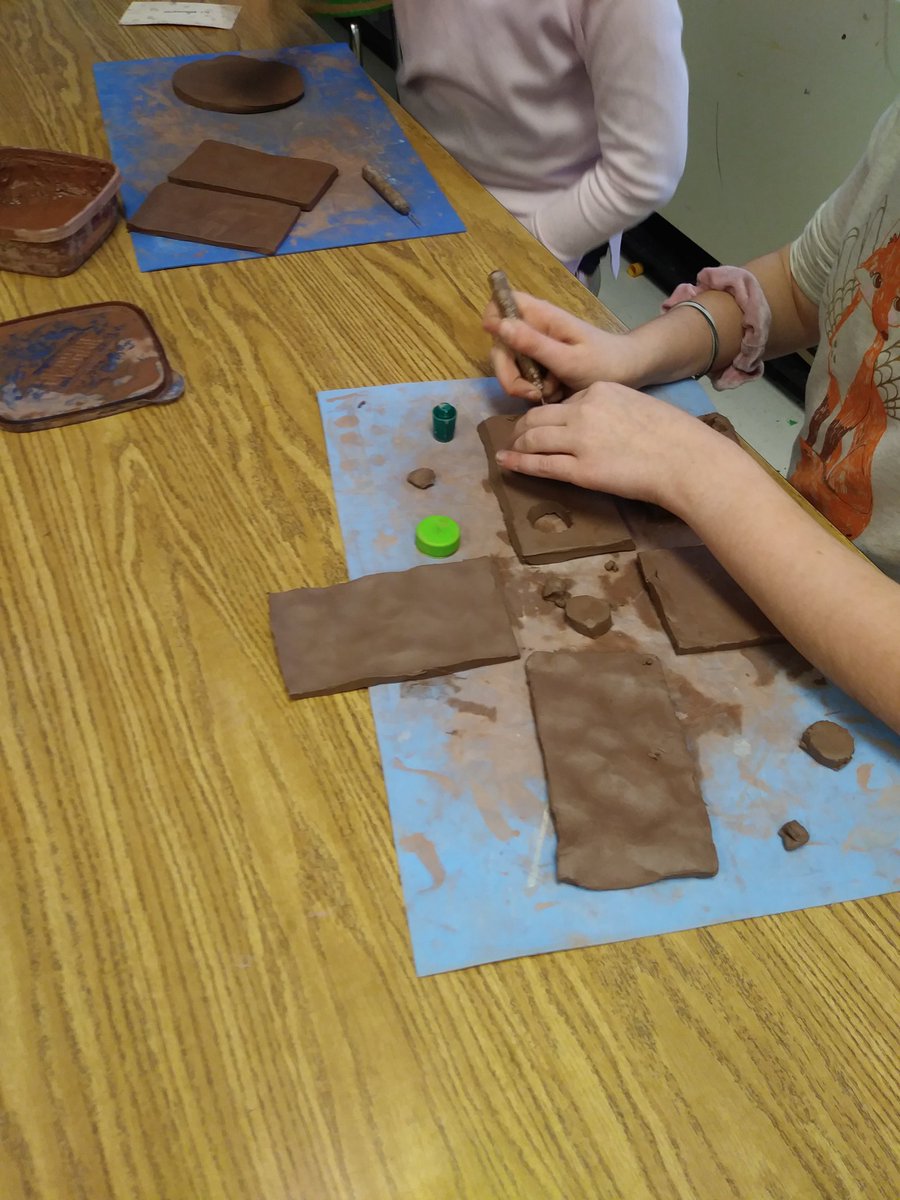 CCESSpecials's tweet photo. @ChevyChaseES 5th grade is creating clay forms with subtracted shapes that will turn into lanterns inspired by the upcoming Winter Solstice! #clay #ceramics #winter https://t.co/UEV7rpw1uH