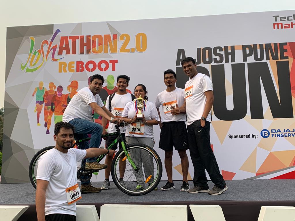 bkshah456's tweet photo. #TechMPune! At @tech_mahindra, we don’t just #RiseForGood, we run for good, too. 
#Joshathon 2.0 ReBoot makes us #lovetobeTechM even more.  #CelebratingEachMoment with #JoshPune. 🎉🎊 
@DeepakBhoi0409 @PotekarSnehal @SanjayJ3 https://t.co/DGtvEuANIB