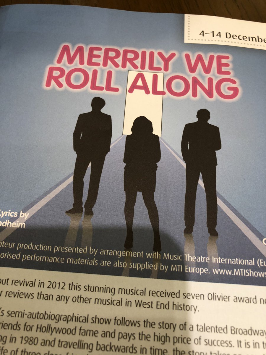 rlizcooper's tweet photo. Excited for a last minute trip to see @HermioneCooper smash it as Meg in #merrilywerollalong tonight. #sondheim https://t.co/LSZ9VDmxdI