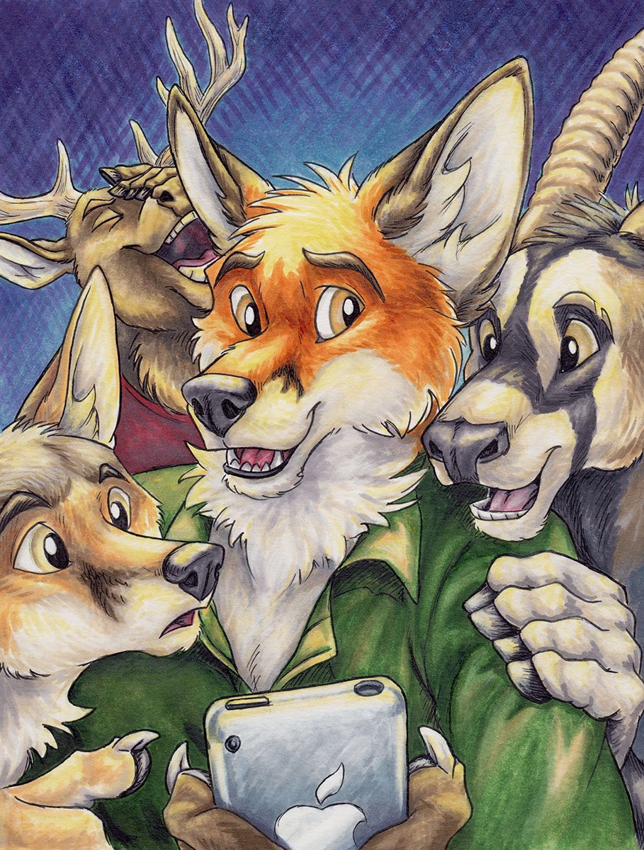 TheNeverwolf's tweet photo. Originals interiors for @KyellGold novel #TyGame are up for auction at the #MFF2019 art show! Find them at spaces A42 and G31 :D https://t.co/bRCnV3aSt2