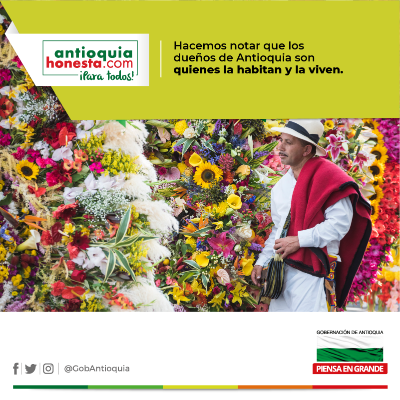 Ant_Honesta's tweet photo. Antioqueño es aquel que día a día trabajan por su desarrollo y el bienestar de su Departamento. https://t.co/lWAcnkjbAf #AntioquiaHonesta https://t.co/Lm0JhSf6Im