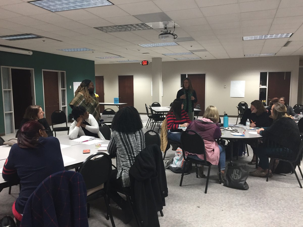 District Instructional Coach and MCL present to leaders regarding tasks in K-2 assessments. Vance County Proud!