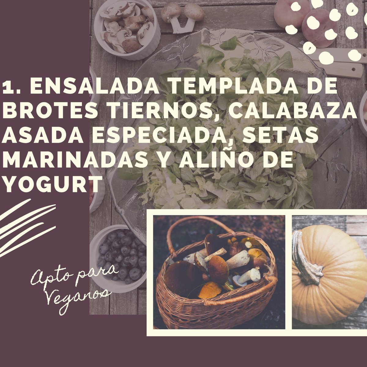 PDegourmet's tweet photo. Quieres aprender a elaborar un MENÚ COMPLETO con ingredientes ecológicos y apto para VEGANOS?? 😋💛

El próximo 14 de Diciembre estaremos en Gijón para enseñarte cómo hacerlo!! +INFO en 👉🏼 https://t.co/S1PzHJQyCc https://t.co/SDklmJemG4