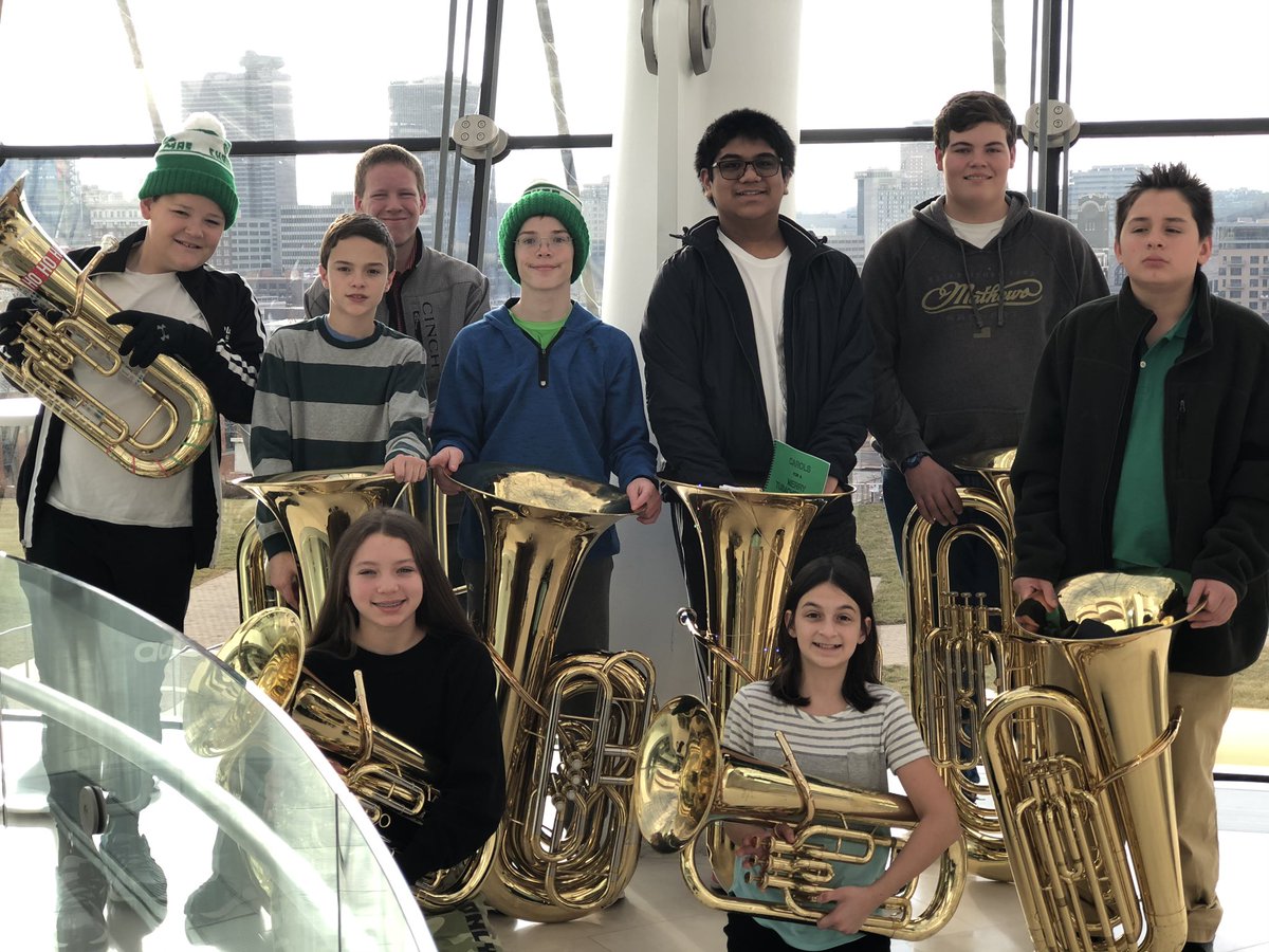 PSMSBand's tweet photo. #TubaChristmas at the @kauffmancenter what a great experience for our kids from @PSMSBV and BVMS Bands! https://t.co/XxowG500Fl