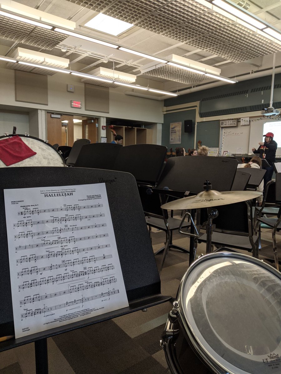 Here's how I started my morning today. Looking forward to performing with some fantastic Shepard orchestra students next week under the wise baton of <a href="/abiasiello/">Aimee Biasiello (she/her)</a>! #engage109