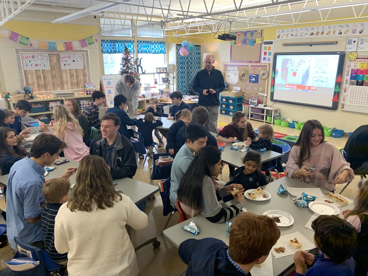 KnappNknapp's tweet photo. Holiday goodies and precious time spent with our senior buddies.  #rstories19 #whyrandolph https://t.co/PtbEtasqXz