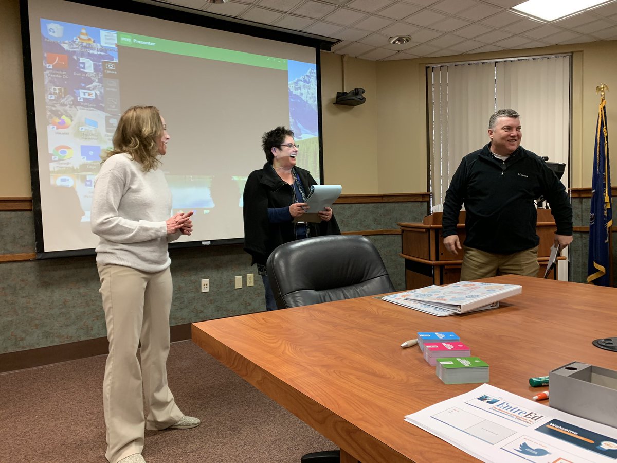 entretalk's tweet photo. Had an awesome day working with @IU1Tweets to train their staff on the #EntreEdPD model. Hands-on, experiential learning in action! Excited to see the outcomes in our PA schools. @EdVGroup @NACCE @NCRDorg @ARCgov @toihershman @ambravenscroft https://t.co/KxGJGbiCtY