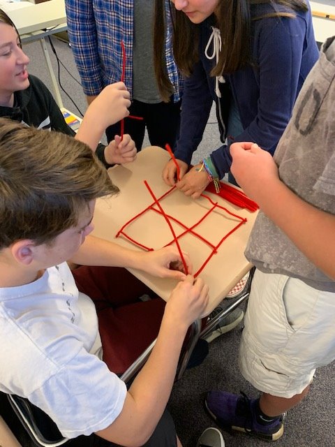 Welding w/cheese wiz, Engineering w/ pipe cleaners, fire fighters, Orthodontics and more <a href="/redwood_middle/">Redwood Middle</a> mentor day! <a href="/NVUSD/">Napa Valley Unified</a> Thank you Mentors!!