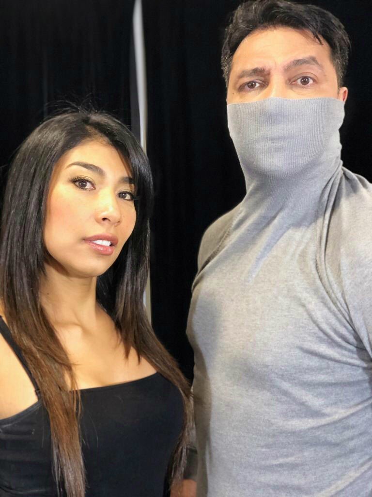 AngelaMarVocal's tweet image. No!!!!! 
#mientras #grabamos Cami y yo 😉 #felizviernes #shooting #tv