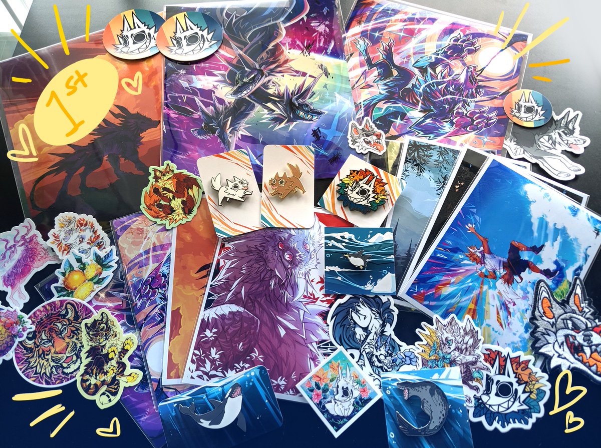 ALLOSAUREX's tweet image. ❤🔆END OF THE YEAR STORE GIVE-AWAY TIME🔆❤️
!!!Thank you SO MUCH for all your support this year!!! 

1st - Everything 🎉
2nd - Pick 2 our of 3 bundles
3rd - Choice of sticker or print bundle 

Will ship anywhere 🔸 just RT + follow 🔸 3 Winners will be drawn Dec 20th!