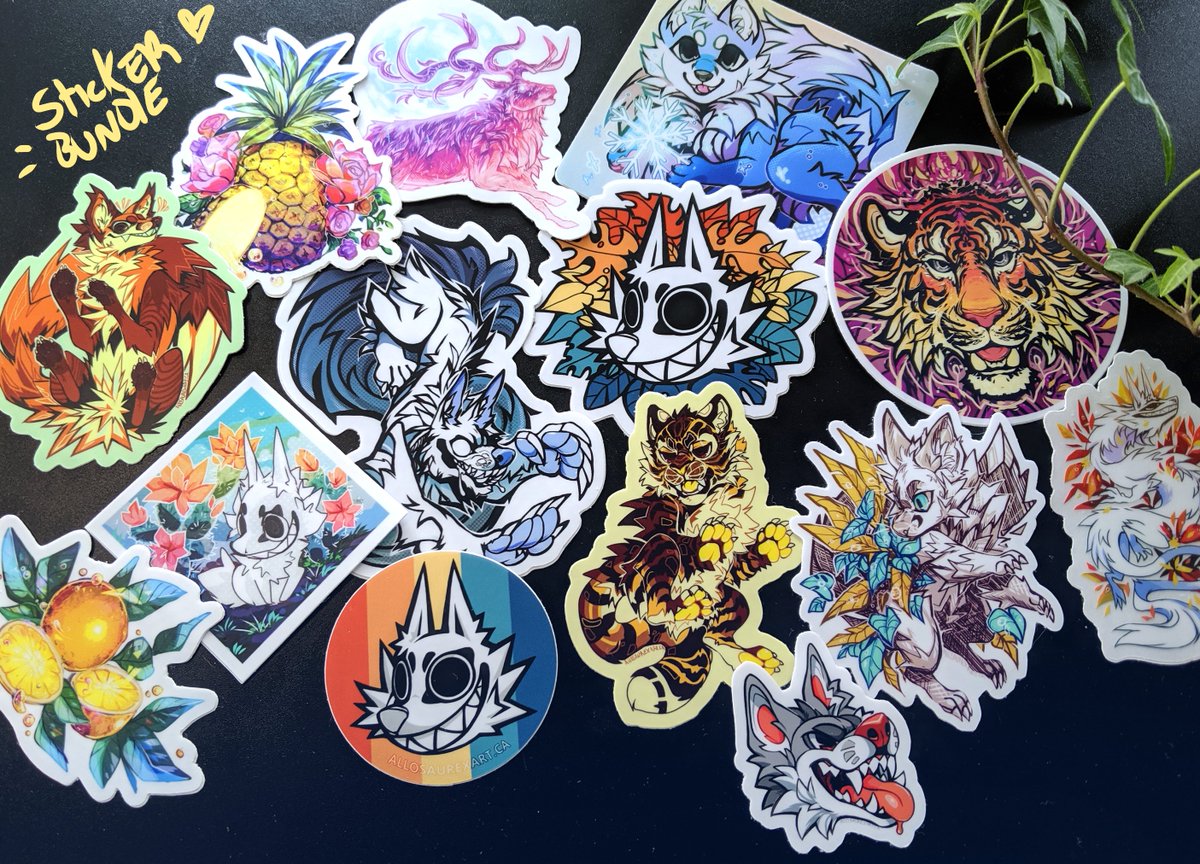 ALLOSAUREX's tweet image. ❤🔆END OF THE YEAR STORE GIVE-AWAY TIME🔆❤️
!!!Thank you SO MUCH for all your support this year!!! 

1st - Everything 🎉
2nd - Pick 2 our of 3 bundles
3rd - Choice of sticker or print bundle 

Will ship anywhere 🔸 just RT + follow 🔸 3 Winners will be drawn Dec 20th!
