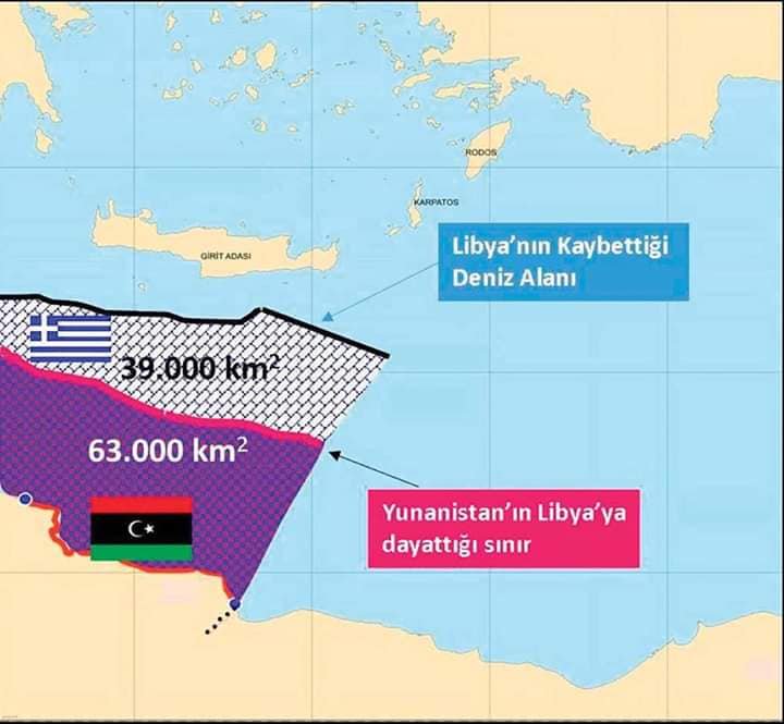 Diplomatik kaynaklar, Türkiye'nin Libya-Yunanistan arasında ki ihtilaflı sularda petrol ve doğalgaz aramak için bölgeye savaş gemisi göndermesi yada bölgede tatbikat yapması halinde savaş çıkacağını açıkladı https://www.aljazeera.com/news/2019/12/greece-turkey-closer-armed-conflict-experts-191205214345751.html