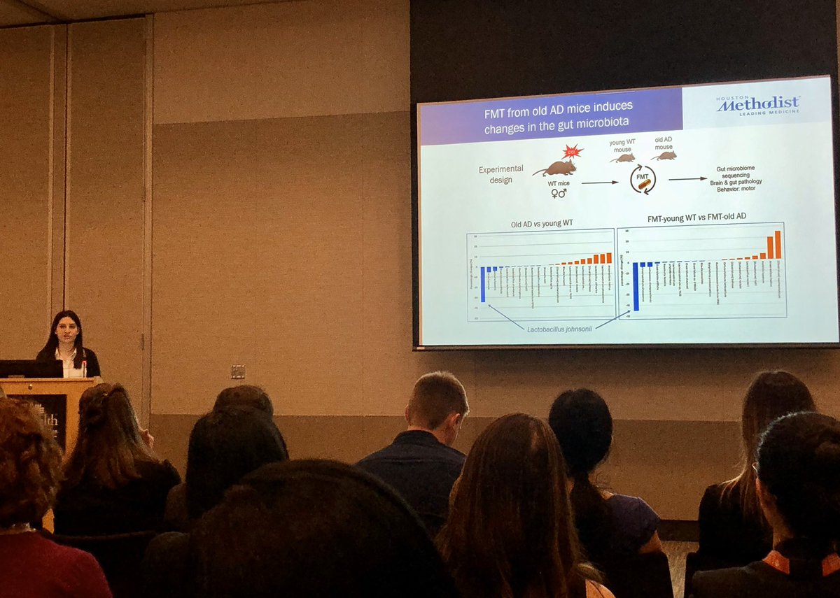 svillapol's tweet photo. Second place for @SirenaSoriano at #MissionConnect Annual Meeting Podium presentation @TIRRF #Neurosurgery @HMethodistMD ”Restoring the gut microbiota in #alzheimerdisease to reduce #neurodegeneration” Thanks for all your work! @QiMariaWang1 @SirenaSoriano @traingene @RiceCompSci https://t.co/LSGt27dm70
