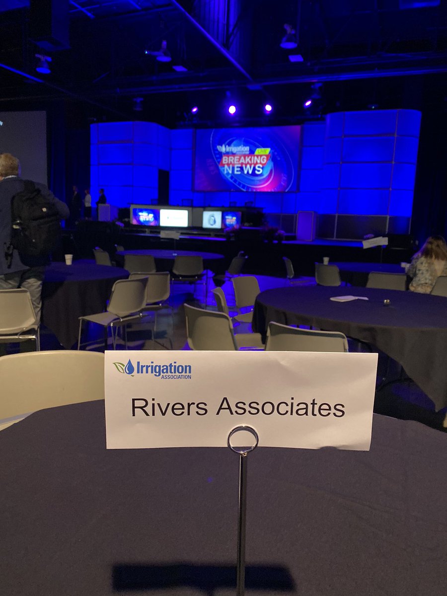 RiversAssoc's tweet photo. And the Rivers Associates team is on the way home from a successful and fun Irrigation Show. Thanks to the Irrigation Association for hosting such a great show; you guys are awesome! @irrigationshow @irrigationassoc https://t.co/m7RA9Q8EeV