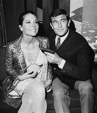 Dave24574's tweet photo. @classic_film Iโll take James Bond and Mrs. Peel for the win. #SecretAgentMission https://t.co/ygzphDZkCX