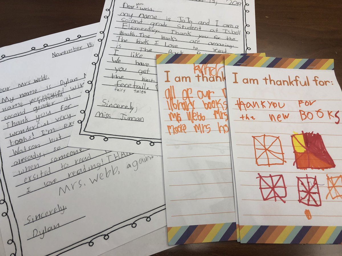 mkwfxtx's tweet photo. Wow! I recieved awesome notes from 2nd grade students at Isbell Elementary about how much they love their new classroom books! Bucket filler!!! Awesome kiddos in Frisco ISD!! #itmademecry @ci_elem @IsbellPride https://t.co/mKl2JBq7A0