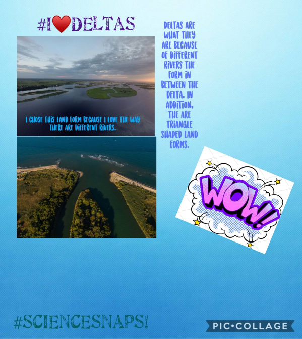 ChristyHuse's tweet photo. My homeroom created #sciencesnaps to show their learning about landforms after our virtual field trip! @twehowl #twehowl @TaraMartinEDU #earthscience #dragonflysquad https://t.co/mveKJbsxj4