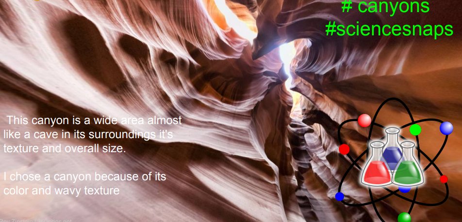 ChristyHuse's tweet photo. Mrs. Roberts' homeroom created #sciencesnaps to show their learning about landforms after our virtual field trip! @twehowl #twehowl @TaraMartinEDU #earthscience https://t.co/68UT7zW4al