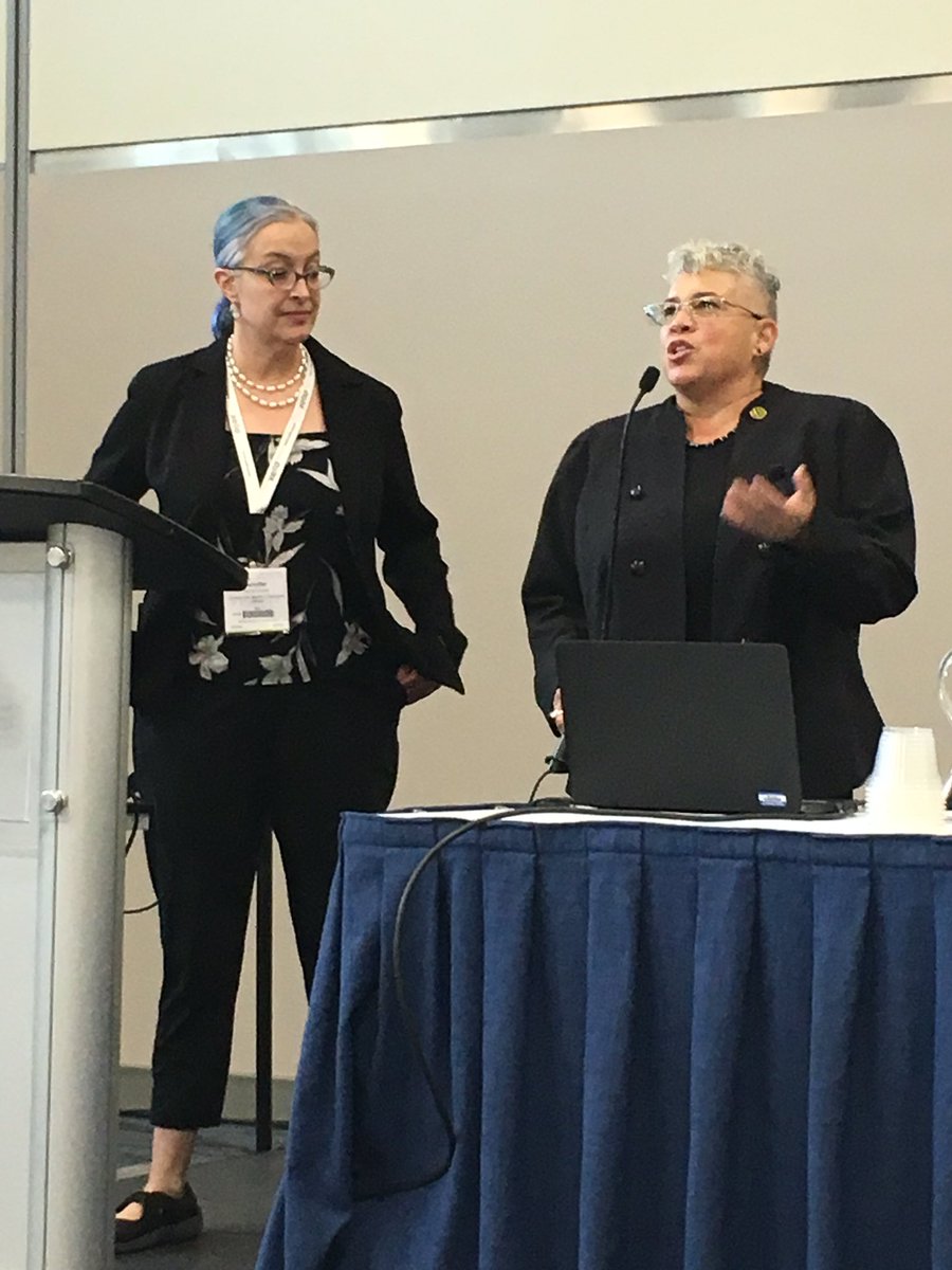 sgordonmoffett's tweet photo. @CNMonline 
Denise Oneida and Jennifer Klecker presenting REINVENTING ROSIE: Create Gender Equity in Your Classroom. We can do it! ACTE CareerTech VISION, Anaheim, CA https://t.co/39DRt7uDDq