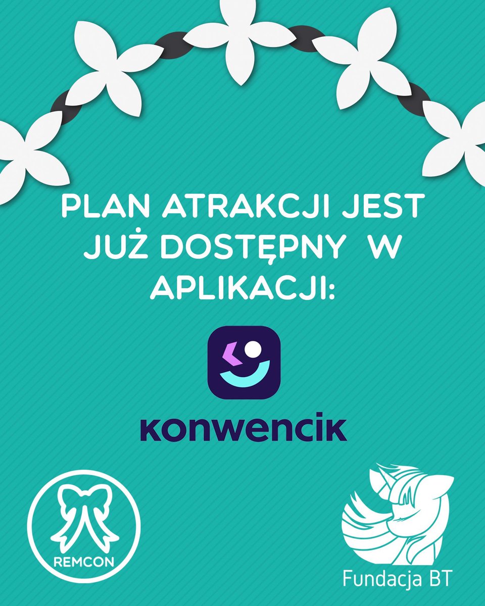 FundacjaBT's tweet photo. Od dzisiaj plan atrakcji jest dostępny także w aplikacji Konwencik! 

#konwent_remcon #anime #fantasy #konwencik https://t.co/Rqkr2HqHlD