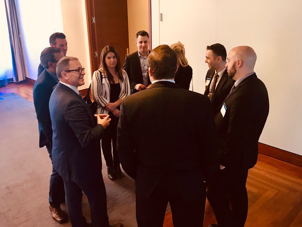 fredlovespink's tweet photo. After a great morning for our Centraide campaign2019 lead by Darryl  and  the privilege of the company of Dave Casper  with @rosey97 @sandydee006 @KenDeMelo1 @whoajoe13 @EBakakis Bachir&amp;Shawn. WII had an awesome huddle by @vittoriop19 #proudtoworkatbmo #makingtomorrowbetter https://t.co/0S8lxQzGXf