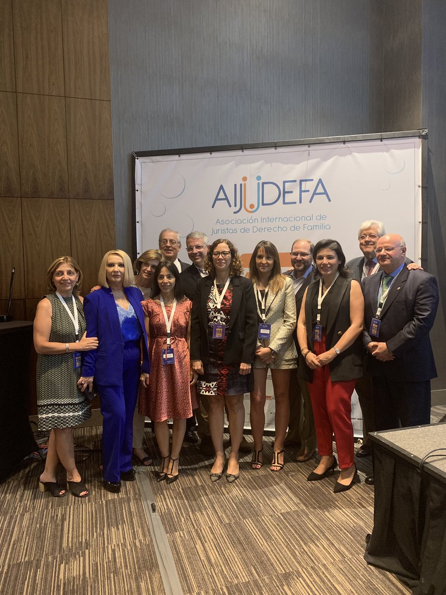 CarolinaPedreno's tweet photo. Fellows @IAFL_FamLaw  from Dominican Republic, Mexico, Canada, Chile, Spain, Portugal, Argentina, Brazil and E&amp;W with The President @IAFLUSA Jorge Cestero and El Flaco @BuchbauerPW supporting  II Congress @aijudefa  in Santiago de Chile https://t.co/Ekn9hE2PJd