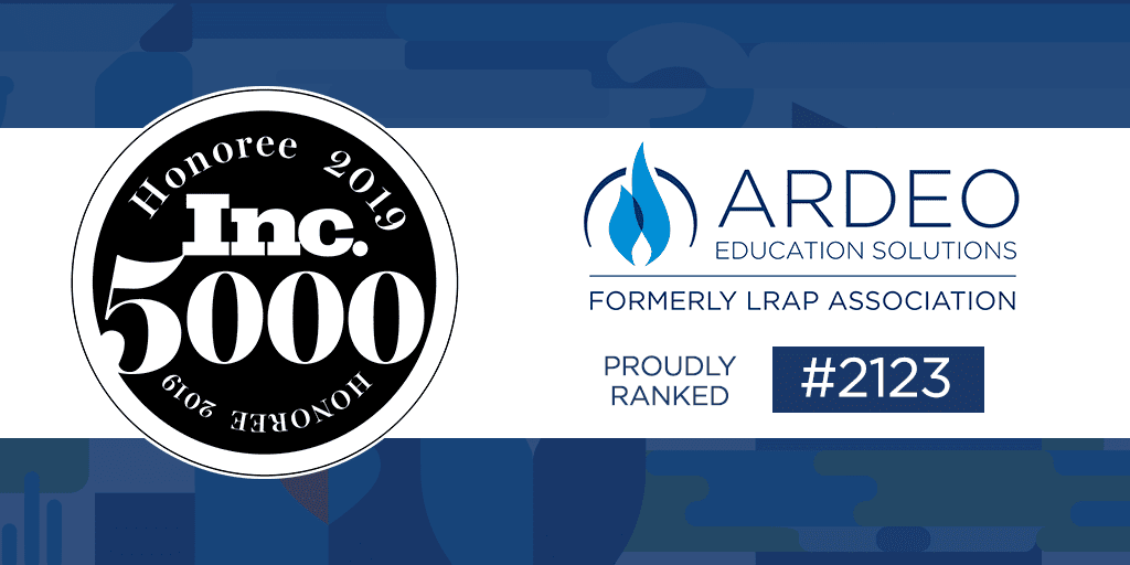 We're proud to have been named as one of the fastest-growing private companies in 2019 by Inc Magazine. Learn more: ardeoeducation.org/ardeo-educatio… #factfriday #fridayfeeling #lightthefire